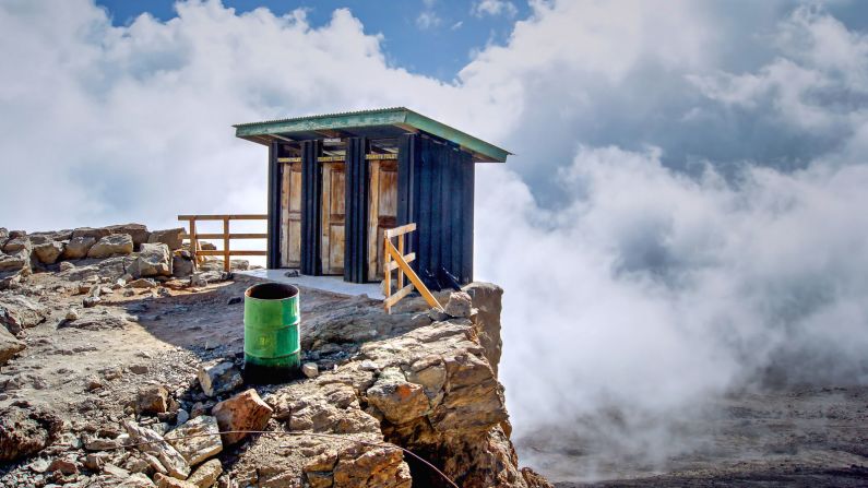 <strong>Barafu Camp, Tanzania: </strong>Losing anything down the toilet is bad news. More so when it leads to a 4,600-meter drop off the side of Mount Kilimanjaro. (Picture credit: <a href="index.php?page=&url=https%3A%2F%2F500px.com%2F" target="_blank" target="_blank">500px</a>)