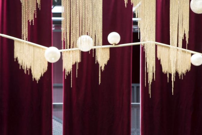 Last May, I predicted that fringe would become a trend and lighting designer <a  target="_blank" target="_blank">Lindsey Adelman</a> is, as always, at the forefront. Her Cherry Bomb Fringe chandelier and coordinating lights will definitely become the pinnacle of this new trend. 