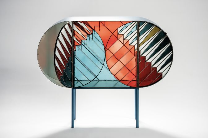 What do you get when a furniture designer and a graphic designer collaborate? The most incredible collection of graphic furnishings you could imaging.<br /><br />Designed for Milan boutique <a  target="_blank" target="_blank">Spazio Pontaccio</a>, the Credenza collection by <a  target="_blank" target="_blank">Patricia Urquiola</a> and graphic artist <a  target="_blank" target="_blank">Federico Pepe</a> aims to create a presence and define space in a room. <br /><br />Composed of small furniture containers, carpets, screens and low tables, the collection takes inspiration from stained glass windows and graphic art. Each piece is produced by hand, and you can't get any more luxurious than that!