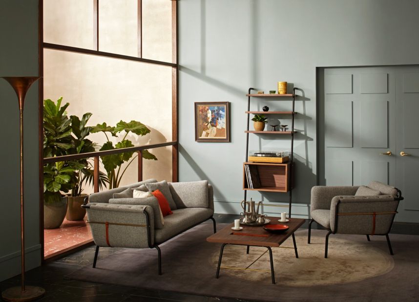 Taking inspiration from the simple valet and its roots, David Rockwell of <a href="http://www.rockwellgroup.com/" target="_blank" target="_blank">Rockwell Group</a> reinterpreted it for the modern homeowner. <br /><br />Instead of using the valet for fashion, Rockwell created furniture that feels both utilitarian and luxurious. The collection is composed of 14 pieces with incredible details made from full-grain saddle leather, American walnut, black steel, and brushed brass.