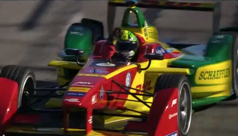 At the Long Beach race, Di Grassi put the frustration of his disqualification in Mexico -- when it was discovered his car had contravened weight rules -- behind him and swept to victory in California.