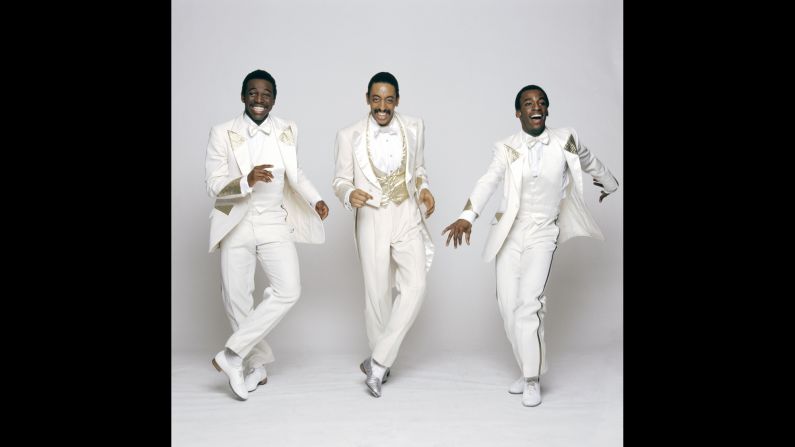 From left, dancers Hinton Battle, Gregory Hines and Gregg Burge promote their Broadway musical "Sophisticated Ladies" in 1981.