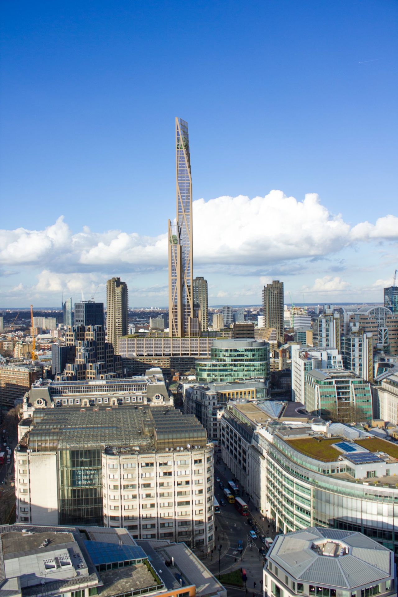 Oakwood Tower would be London's tallest wooden skyscraper.