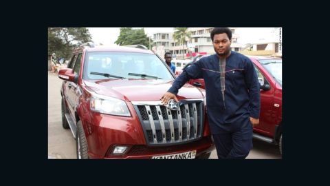 30-year old Kwadwo Safo Jr. is CEO of the family's car business.