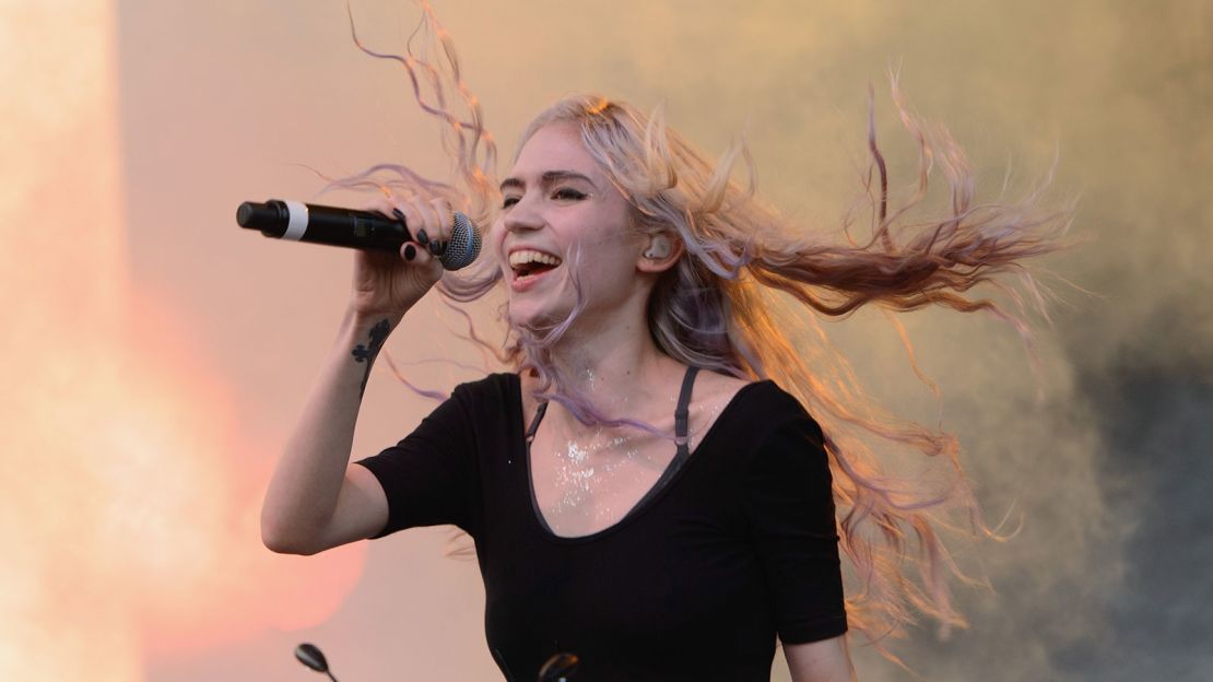Electronica act Grimes has played Pitchfork. This year she's at Montreal's Osheaga.