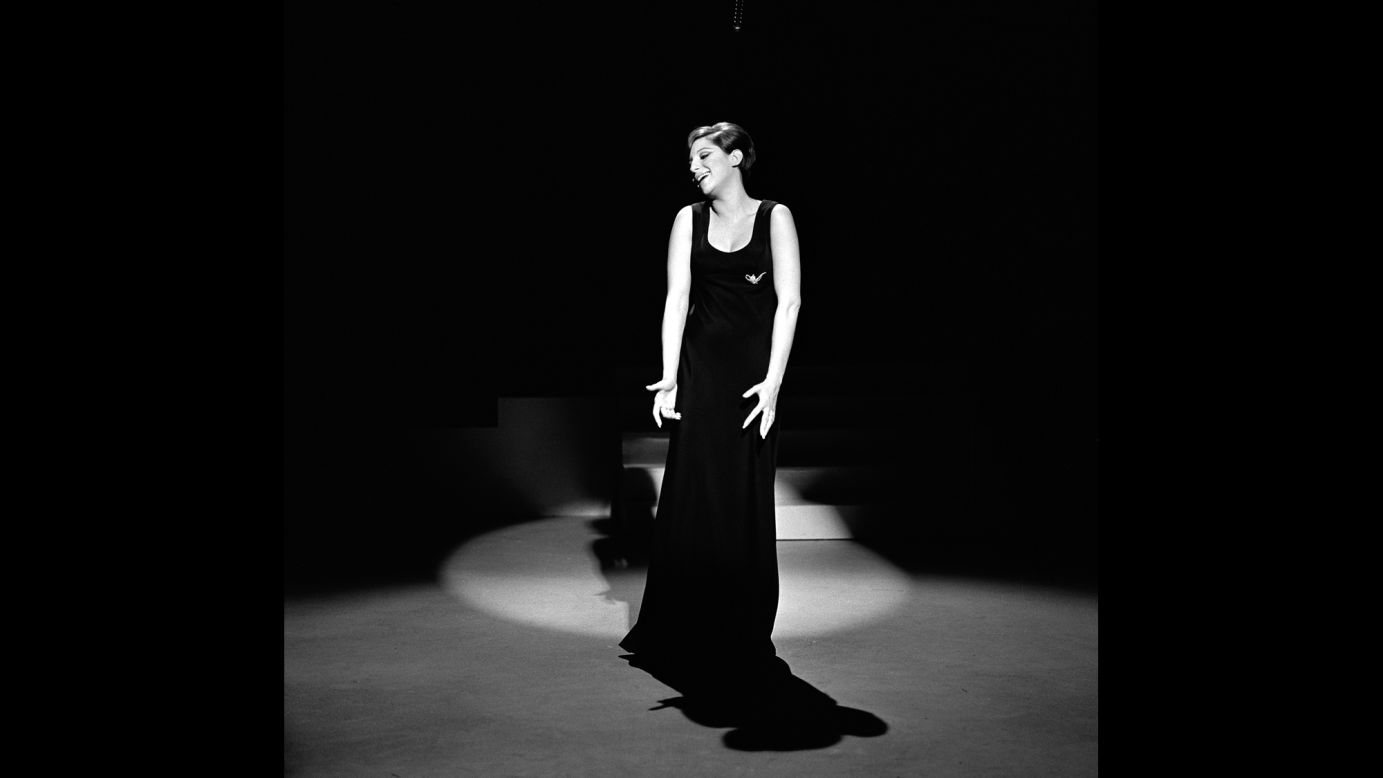Barbra Streisand performs on the set of her first television special, "My Name Is Barbra," on April 28, 1965. Streisand was 22 years old when it was filmed. The hourlong show won five Emmy Awards and two Tony Awards, and the album that came with it won a Grammy. The success underlined just how much of a star Streisand had become in a short period of time.