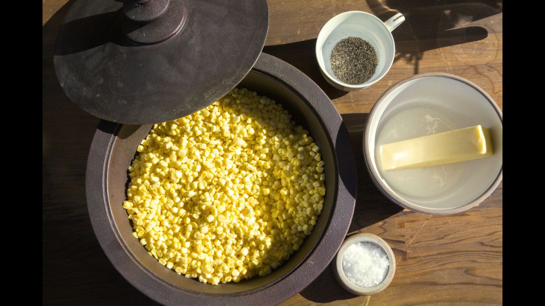 Christopher Kimball shared his mother's creamed fresh summer corn recipe. She was a school psychologist and also managed the family farm, which Kimball has since inherited. One of his favorite memories is her simple but delicious way of preparing August sweet corn. Kimball still uses the same cornfield and makes this dish in her memory.