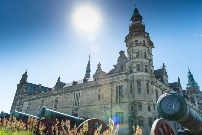 Officially called Kronborg Castle, the castle is a UNESCO World Heritage Site in Helsingø, Denmark.