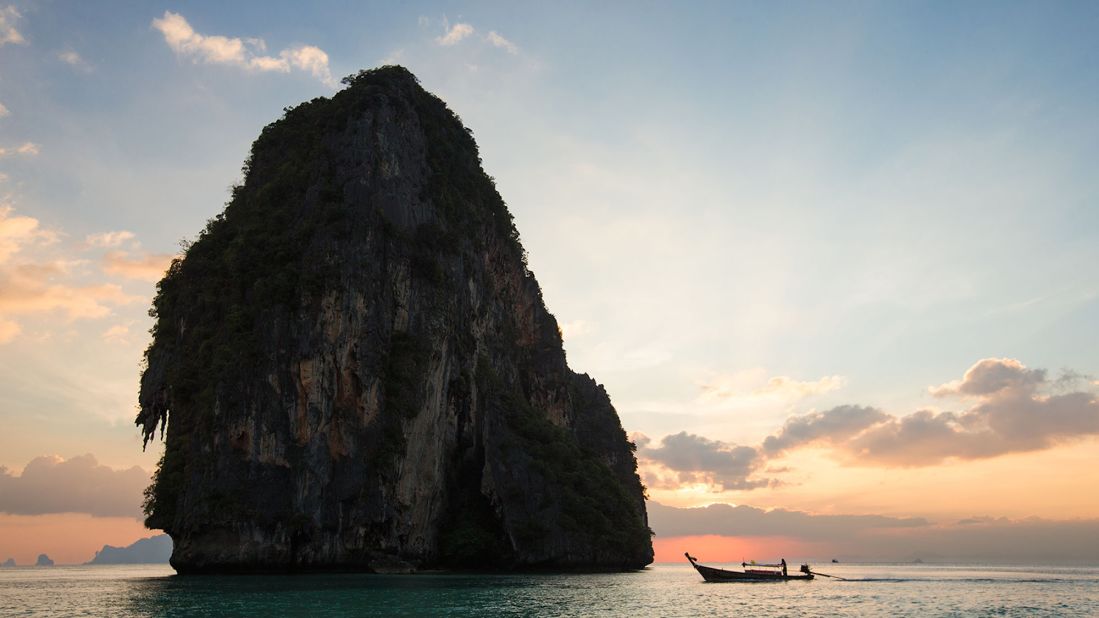 The Andaman Sea off Krabi is a huge aquatic playground. While numerous companies offer tours to famous sunbathing and snorkeling hangouts, those who charter their own long-tail get to choose when and where to drop anchor, guaranteeing seclusion and an undisturbed marine environment.