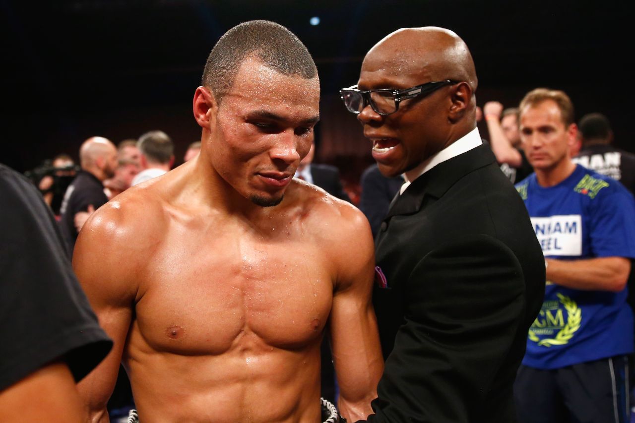 The fight comes 25 years after former world champion boxer Eubank Sr. was also in a fight which landed his opponent Michael Watson in a coma for 40 days. Today, Watson is blind in one eye and needs a full-time carer.