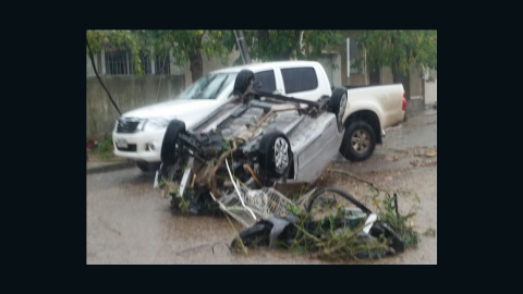 A tornado caused damage in the town of Dolores.