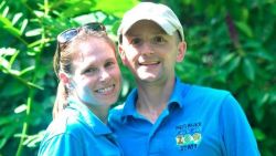Stacey Konwiser (left) an employee at the Palm Beach Zoo was killed by a male Malayan tiger on Friday afternoon, zoo spokesperson Naki Carter tells CNN. Konwiserís husband Jeremy (right) is also a trainer at the zoo and her family has been notified.

Stacey graduated from Mount Holyoke College with a Bachelor's degree in Biology and received her Masters degree in Conservation Biology from the University of Queensland in Australia, according to the Palm Beach Zoo's official Facebook page.
