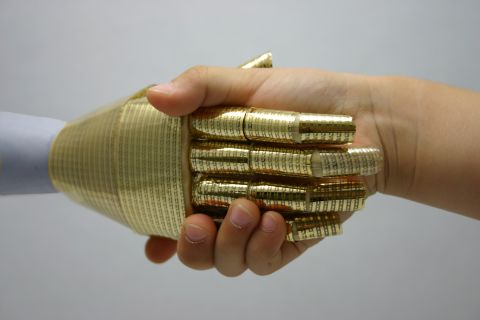 In 2003, Takao Someya, Professor of electrical engineering at the University of Tokyo, had the "futuristic" idea to invent an e-skin that would enable a robot to gauge a person's emotion simply by shaking their hand.