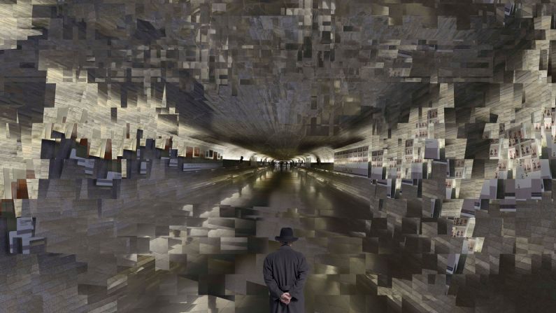 Jean-Francois Rauzier developed the concept of the "hyperphoto" in 2002, a technique which involves digitally "stitching" hundreds of images together. Scroll through the images to hear about his work. <br />Horizons, 2015 -- "This photograph was taken on the underground of the senate, so it's a very important building, but when I saw the senate it's like a movie theater or something. I didn't know what to do with it. So I shot everything and arranged the images in a very cubist style. You can zoom in on all the pictures of the presidents on the walls and I put in a map of Brazil. Brazil has a young democracy and there is a lot of trouble at the moment, so for me the map is a symbol of politics in Brazil."