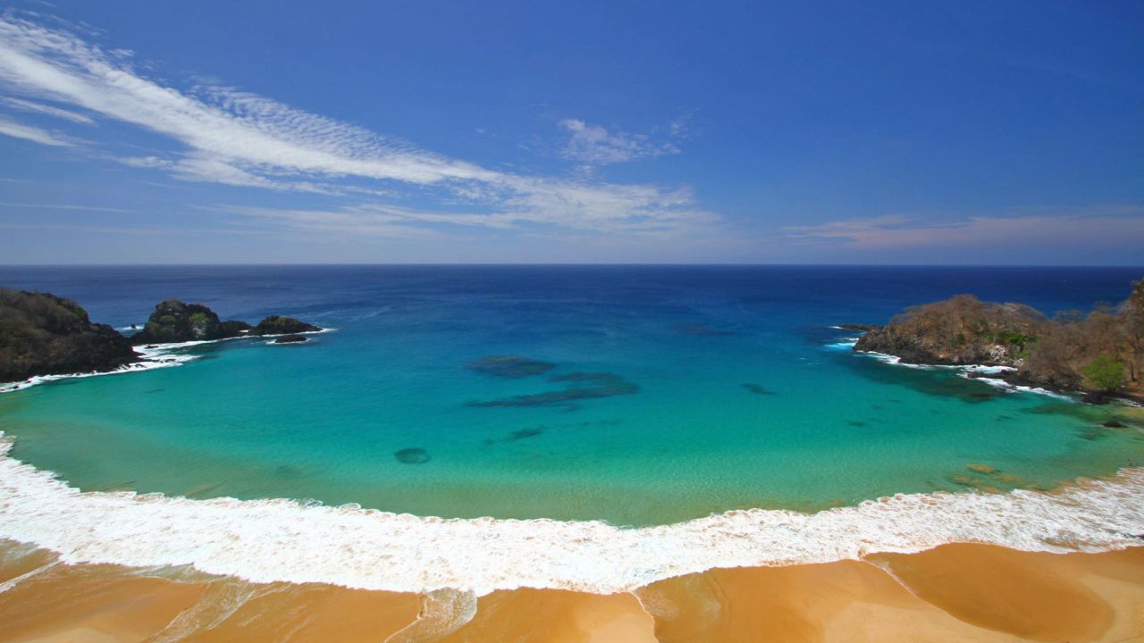 The number of visitors is restricted on Fernando de Noronha, a UNESCO World Heritage Site. "The lucky few are rewarded with unrivaled beaches and waters filled with dolphins and sea turtles," says TripAdvisor.
