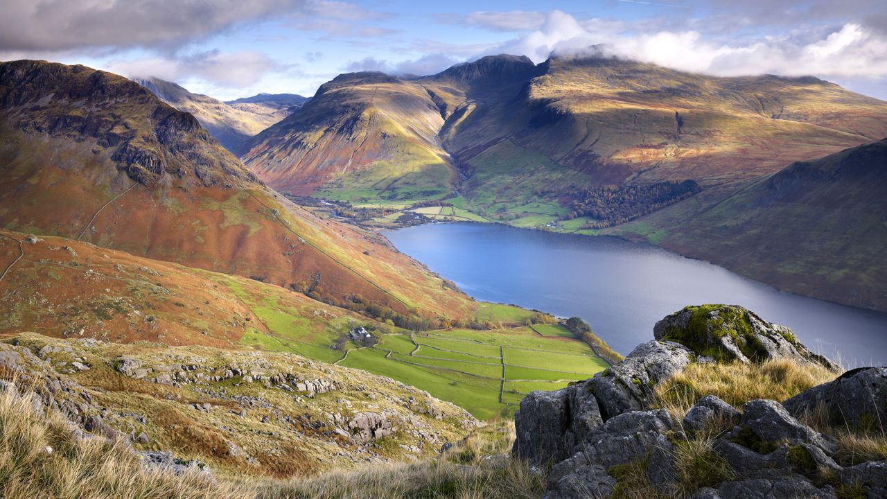 Beautiful England 11 Scafell Pike and Wastwater in Wasdale Valley