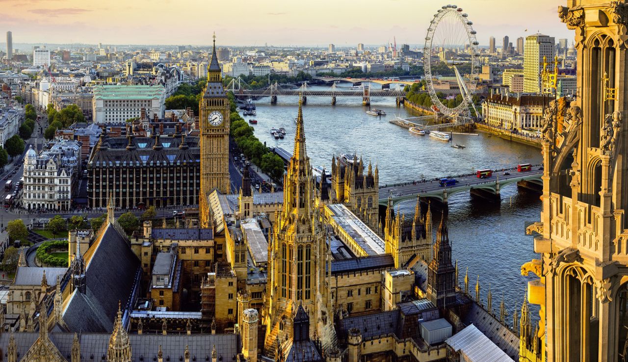 The UK capital is chock-a-block with photo opportunities involving red buses, red phone boxes and black cabs, as well as world-famous Big Ben and the London Eye. 