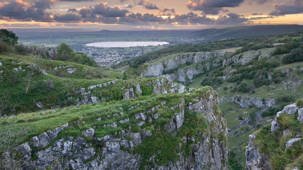Cheese is still matured in the natural caves of Cheddar Gorge. 