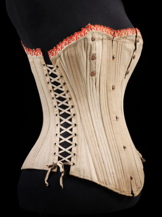 Ladies maternity corset, 1875-1899