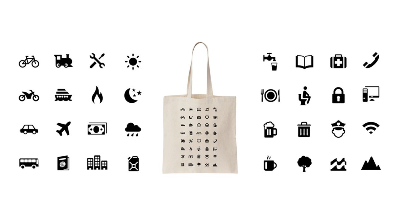 Iconspeak also produces a range of other ways to communicate, including tote bags, hats and tank tops.