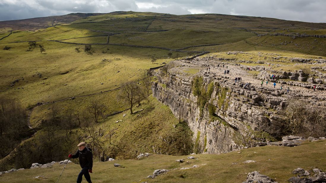 The rolling landscapes of the <a href="http://www.yorkshiredales.org.uk/" target="_blank" target="_blank">Yorkshire Dales</a> showcase stunning variety of features from waterfalls to caves to limestone pavements. Hikers can challenge themselves to the <a href="http://www.yorkshiredales.org.uk/__data/assets/pdf_file/0017/510362/yorkshire-three-peaks-walk-description-map.pdf" target="_blank" target="_blank">Three Peaks Walks</a>, a trek to summit a trio of tough climbs, covering 38.6 kilometers, within 12 hours.