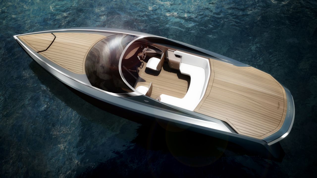 Aston Martin announced a partnership with Qunitessence Yachts in January 2016 to design a series of unique powerboats.