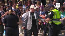 Ben & Jerry's co-founder Ben Cohen was among approximately 300 people arrested as part of the Democracy Awakening protests that converged on the nation's capital Monday, April 18, 2016.