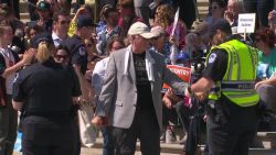 Ben & Jerry's co-founder Ben Cohen was among approximately 300 people arrested as part of the Democracy Awakening protests that converged on the nation's capital Monday, April 18, 2016.