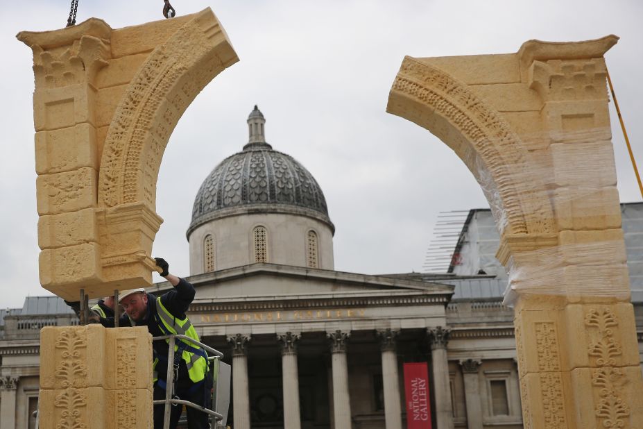  "No one should consider for one second giving terrorists the power to delete such objects from our collective cultural record," continued Michel. "When history is erased in this fashion, it must be promptly and, of course, thoughtfully restored ... No one would have seriously considered leaving London in ruins after the Blitz."