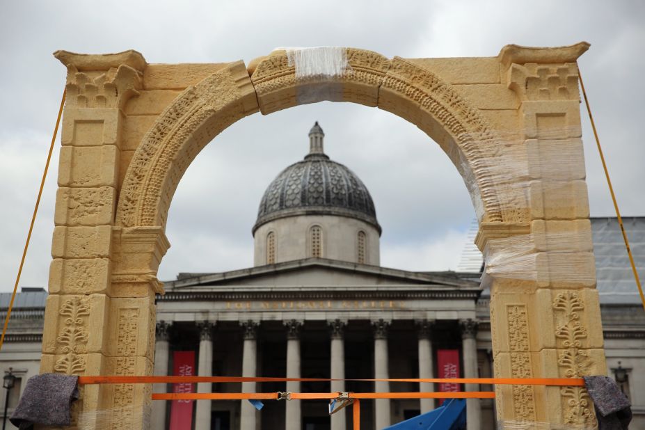 Other cities set to host the Triumph Arch replica include New York and Dubai. 