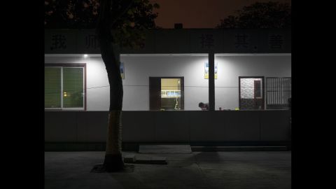 A dormitory at the center in Jinan.