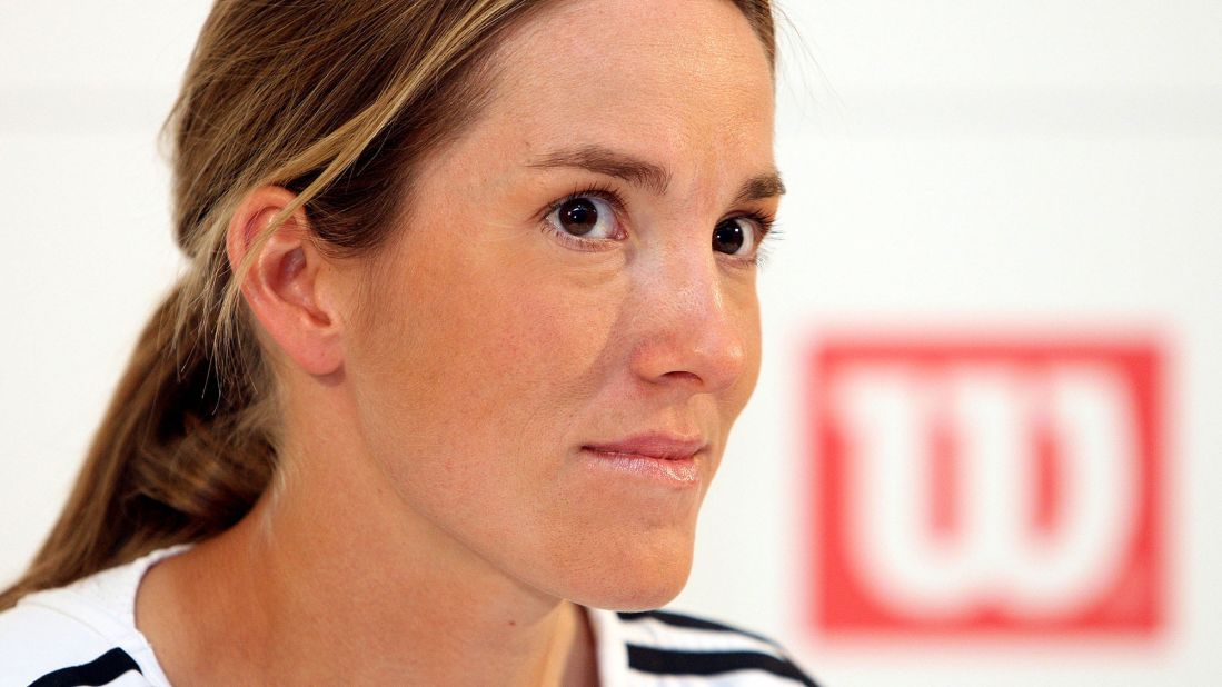 Women's tennis star and then-world No. 1 Justine Henin announced her retirement to the press on May 14, 2008, in Limelette, Belgium, at age 25. "It's the end of a wonderful adventure, but it's something I have been thinking about for a long time," Henin said. Henin, who won seven Grand Slam singles titles, returned to the WTA in 2010 before retiring for good in 2011.