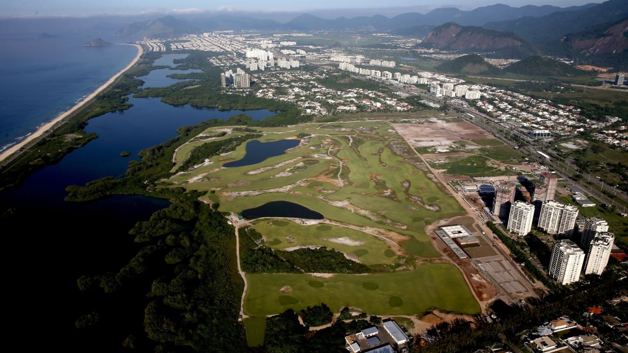 The Rio Olympic golf course in the Barra district has been dogged by controversy. 