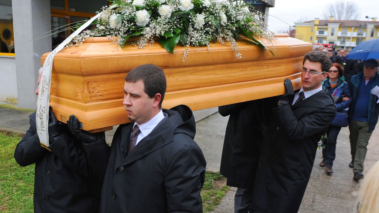 Giulio Regeni was buried in his native Italy on Feb. 12.