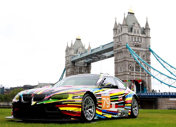 American artist Jeff Koons unveiled his BMW Art Car in 2010.