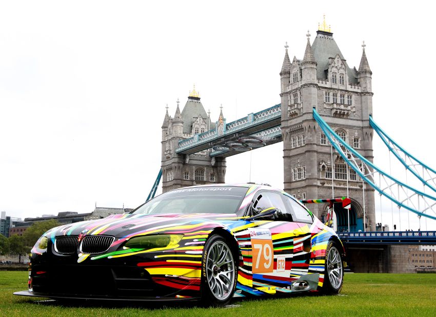 American artist Jeff Koons unveiled his BMW Art Car in 2010.