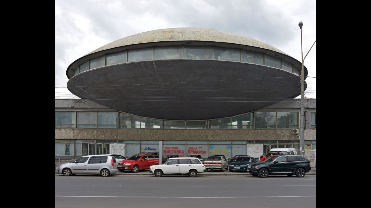 Grospierre manages to sandwich obscure, UFO-shaped buildings such as the Institute of Scientific Research and Development in Kiev, between builds in Iran and Poland. The authors suggests imposing works such as the Institute must toe a certain line with their surrounding, saying "it's a question of weight [and] of the visual impact the work produces." 
