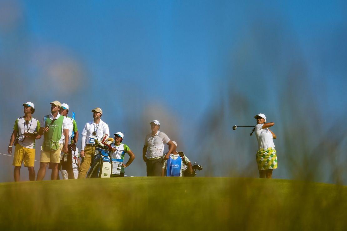 Lovelady says the Rio Olympics golf course "exceeded her expectations." 