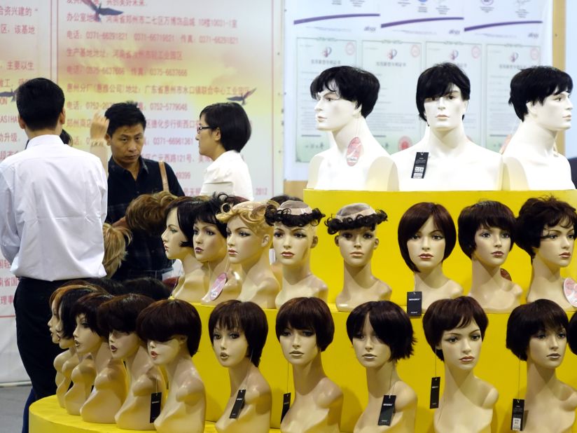 Benin is the leading importer of wigs in Africa, spending $411 million in 2014 on Chinese-made fake hair. The tiny state was also by far the continent's largest buyer of cotton from China, worth $852 million. 