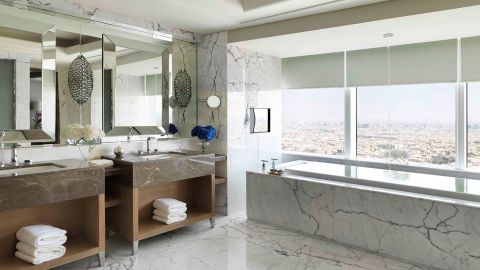 Majestic marble: The Kingdom Suite.
