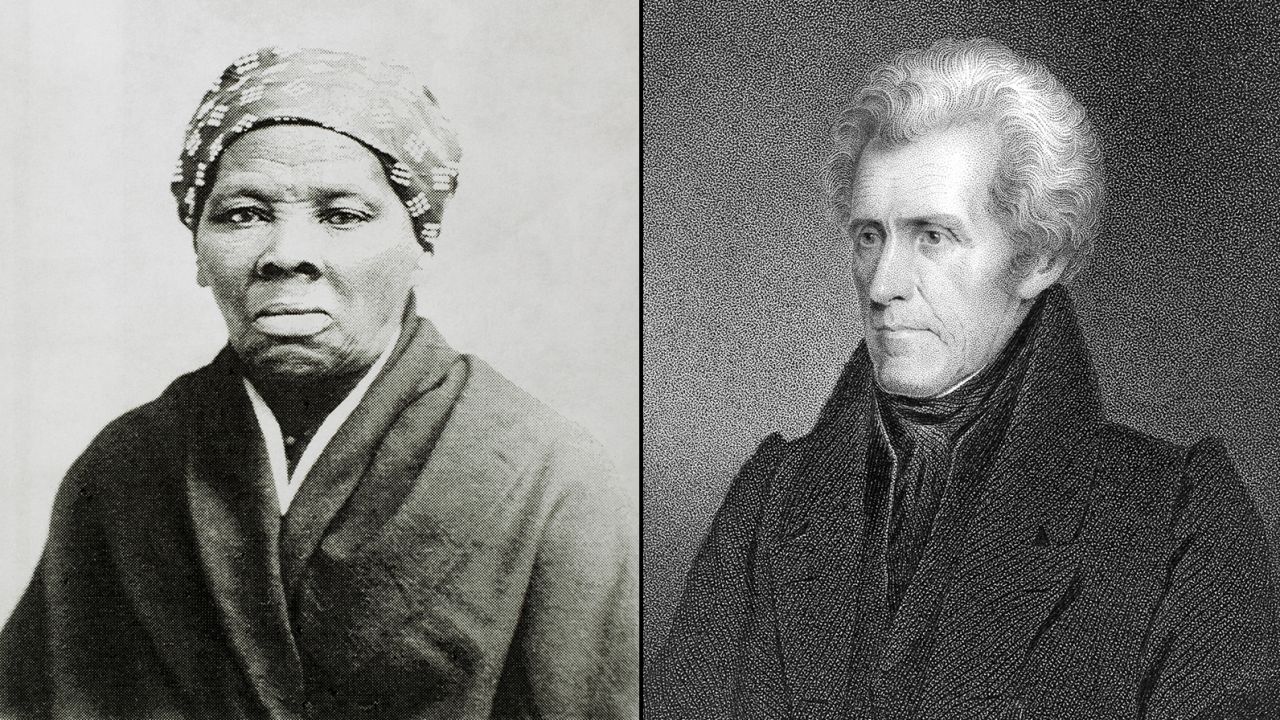Harriet Tubman and Andrew Jackson