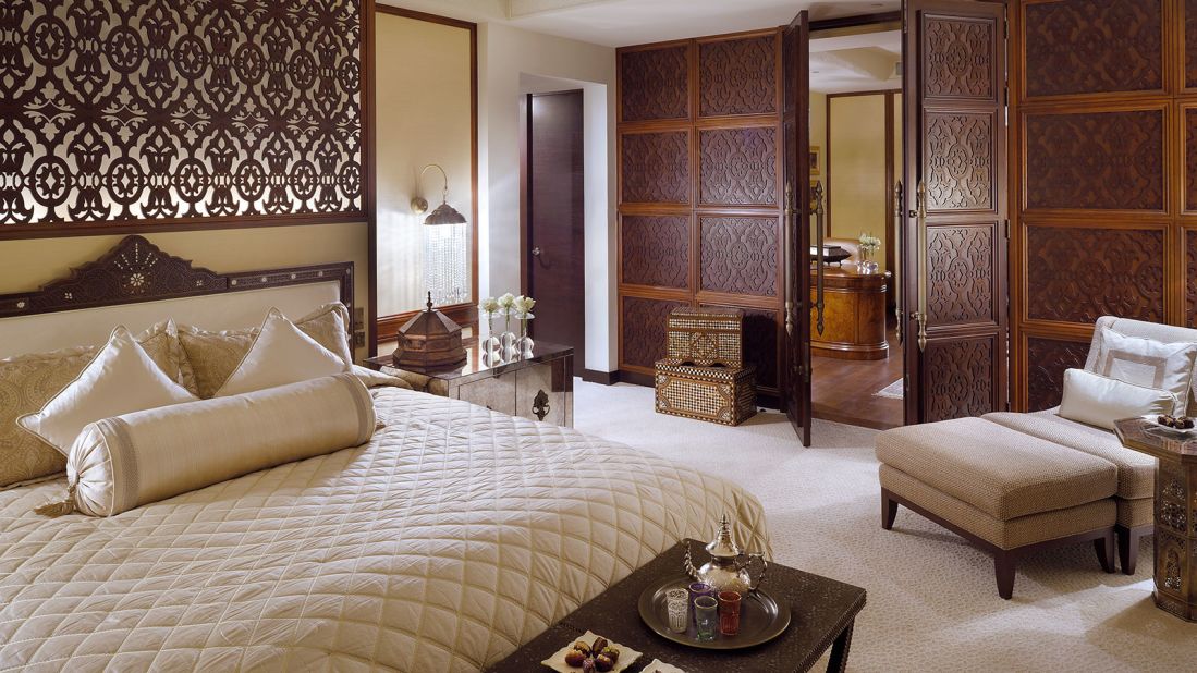 Dubai's $12,200-a-night Imperial Suite comes with four bedrooms, each with its own bathroom.