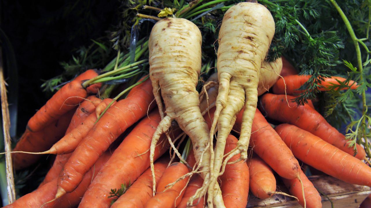 Pairing nutritious foods like carrots and parsnips with something sweeter, like a dipping sauce, is a way of helping kids warm up to healthier choices.