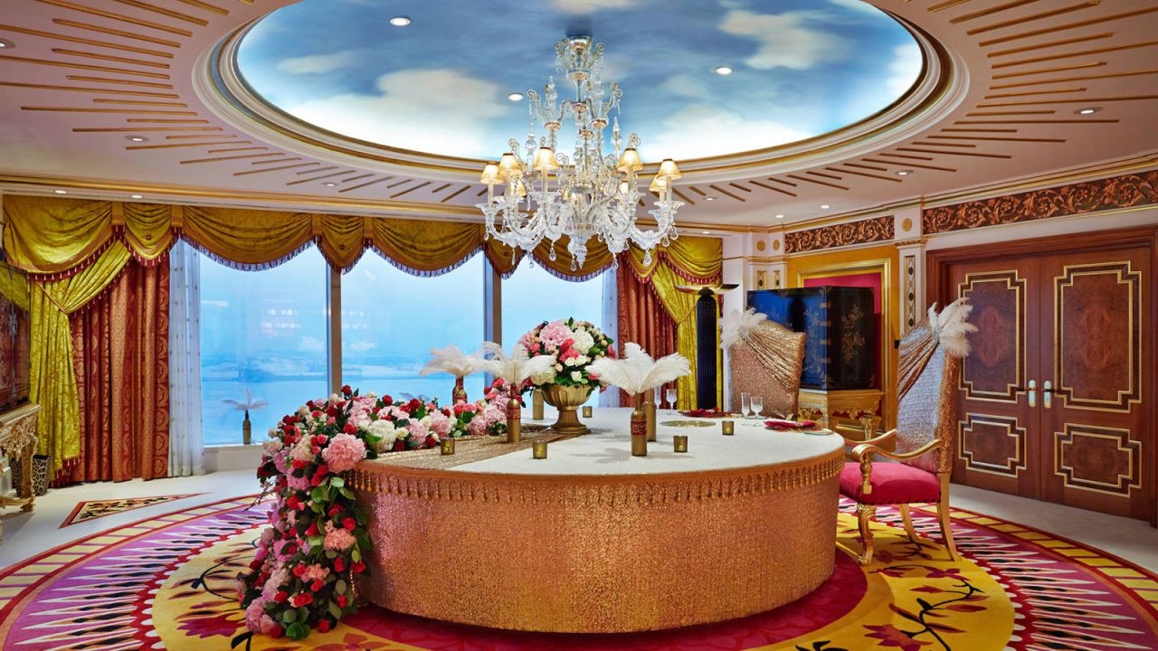 For all its extra luxuries, including a gold iPad, it's probably the decor of the Burj Royal Suite that will linger in memories the longest.