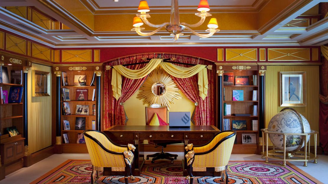 Rococo rendezvous: The Burj Al Arab's Royal Suite.
