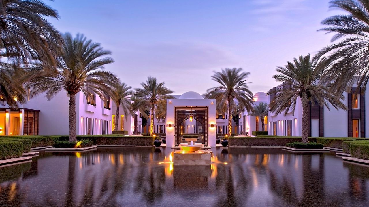 The Chedi Oman is renowned for its impressive gardens.