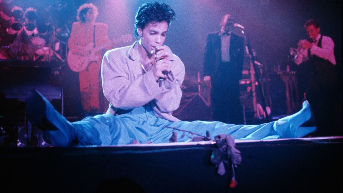 Prince performs in London in 1986.