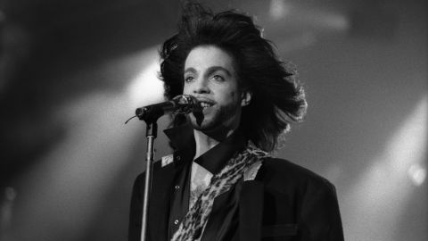 Prince performs in 1990.