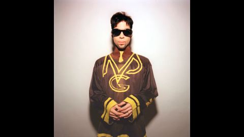 Prince poses for a photo in Toronto in 1996.