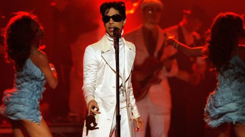 Prince performs onstage during the 2007 NCLR ALMA Awards.